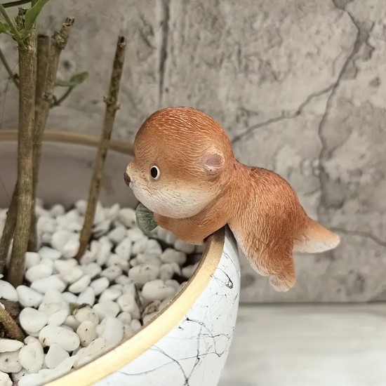 YY5925 Bebek Hayvancıklar 3 Saksı Süsü Silikon Kalıp